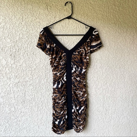 American Vintage Dresses & Skirts - ❤️🔥2000’s HOT Y2K animal print mini dress